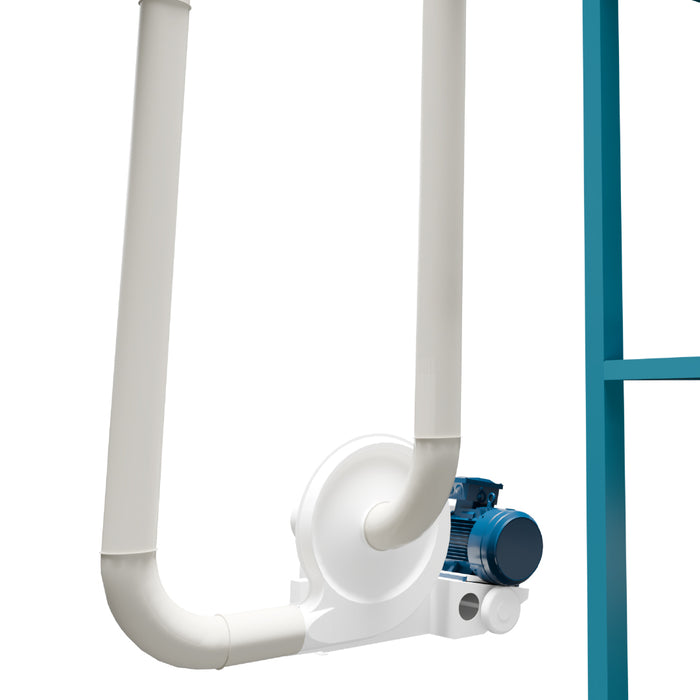 High-pressure fan in the Roff Cassava Mill system