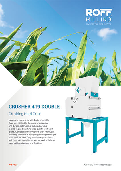 Roff 419 Double Crusher brochure cover