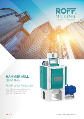 Roff Hammer Mill SHM 845 brochure cover