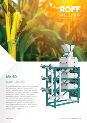 Roff MK6D roller mill brochure cover
