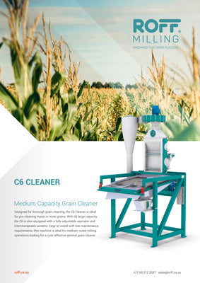 Roff Pre-cleaner C6 brochure cover