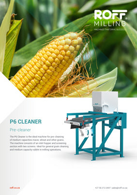 Roff Pre-cleaner P6 brochure cover