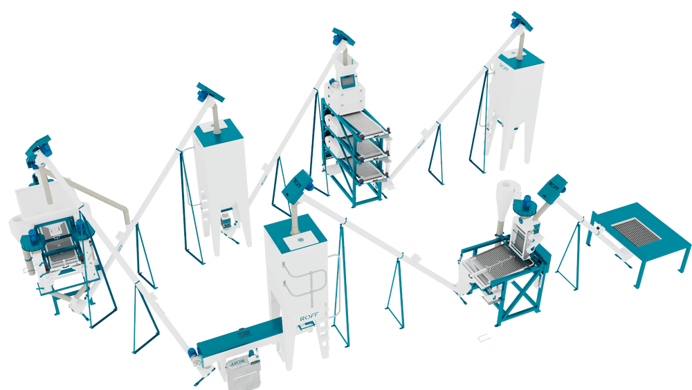 Roff SP-1 Edge 1 Ton Per hour Maize Mill