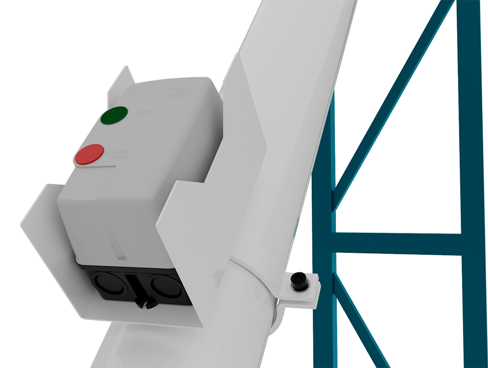 DOL Starter for 1.5kW Motor and Screw Conveyor Bracket