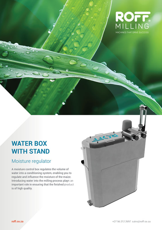 Roff Waterbox Brochure cover