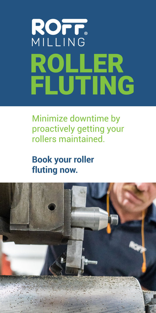Roller fluting