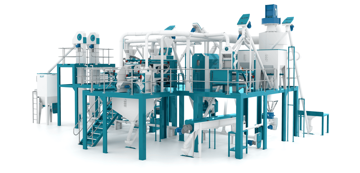 R-40 Maize-Mill 2 to 3 ton per hour Side