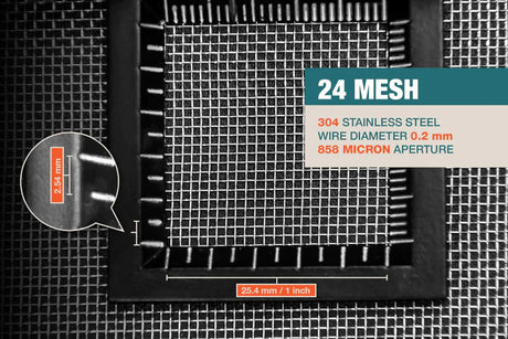 24 Mesh 304 Stainless Steel Wire Diameter 0.2mm