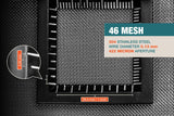 #46 Mesh | 304 Stainless Steel | 422 Micron / 0.422mm Aperture (Hole Size) | 46 Mesh Wires per Inch | 0.13mm Wire Diameter | 1m x 1.32m