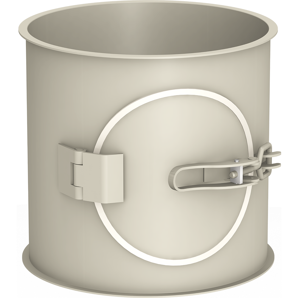 Inspection pipes | 120 diameter | 1.5mm thick | Powder coated