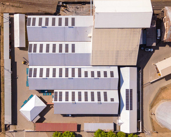 Roff's factory switched to solar