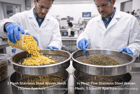 Food processing with Roff woven stainless steel wire mesh