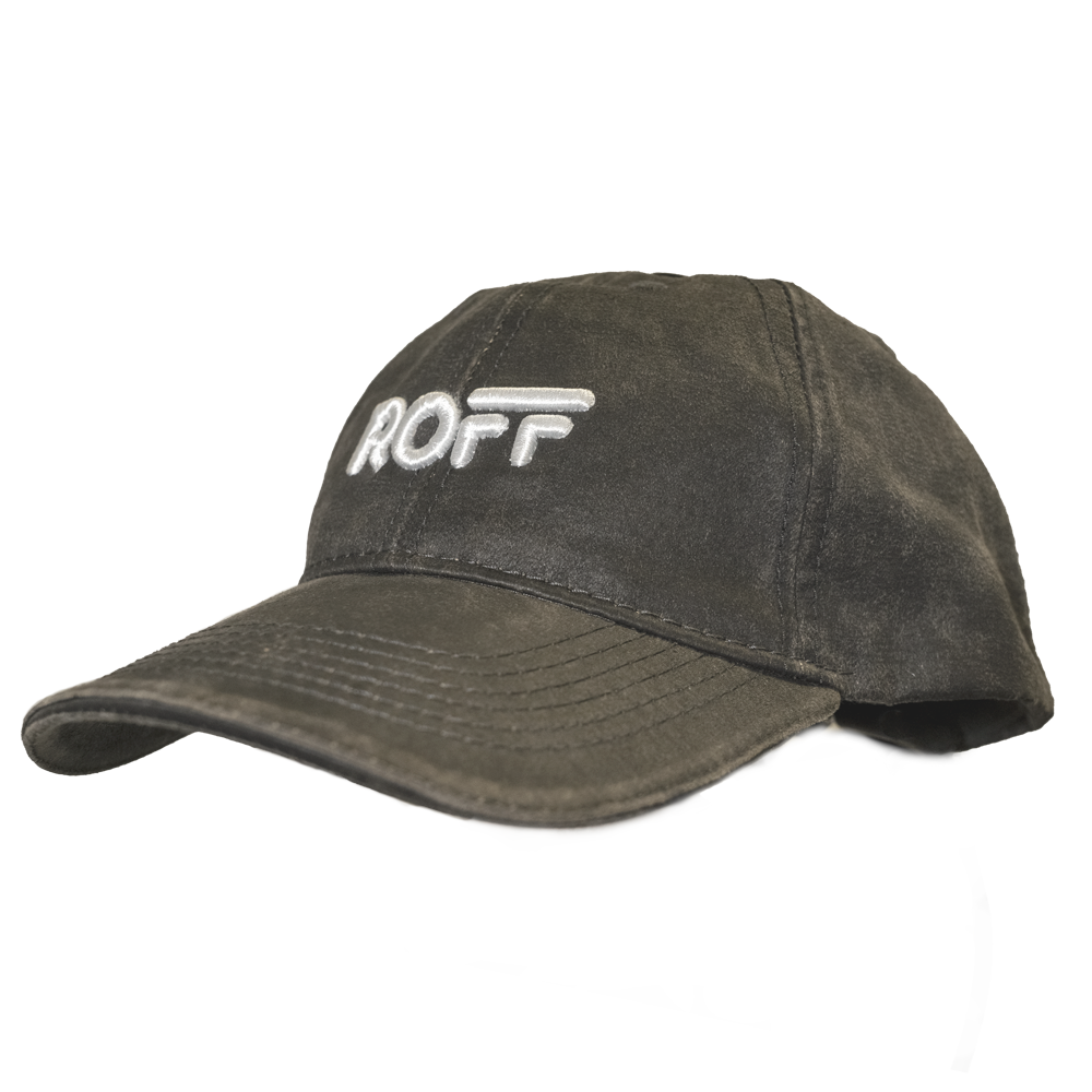 Roff Washed Oilskin Charcoal Cap - Limited Edition