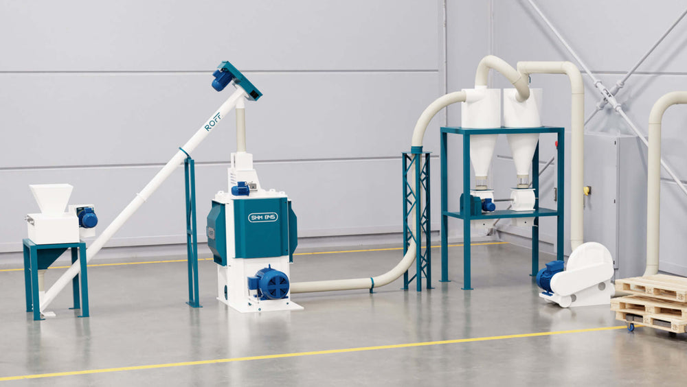 Cassava Hammer Mill System 750kg per hour