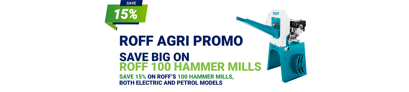 Roff Agri promotions - 100 Hammer mills