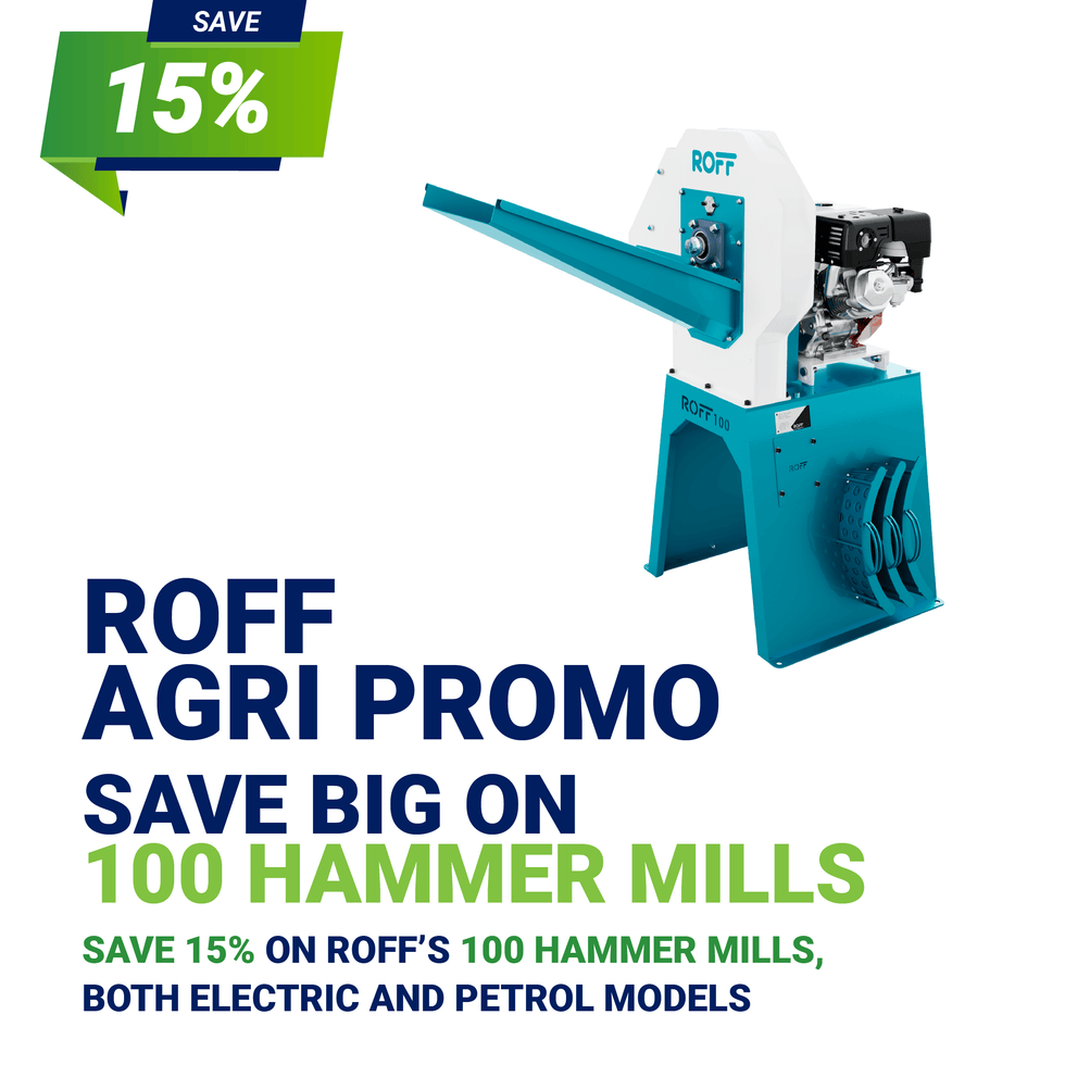 Roff Agri promotions - 100 Hammer mills