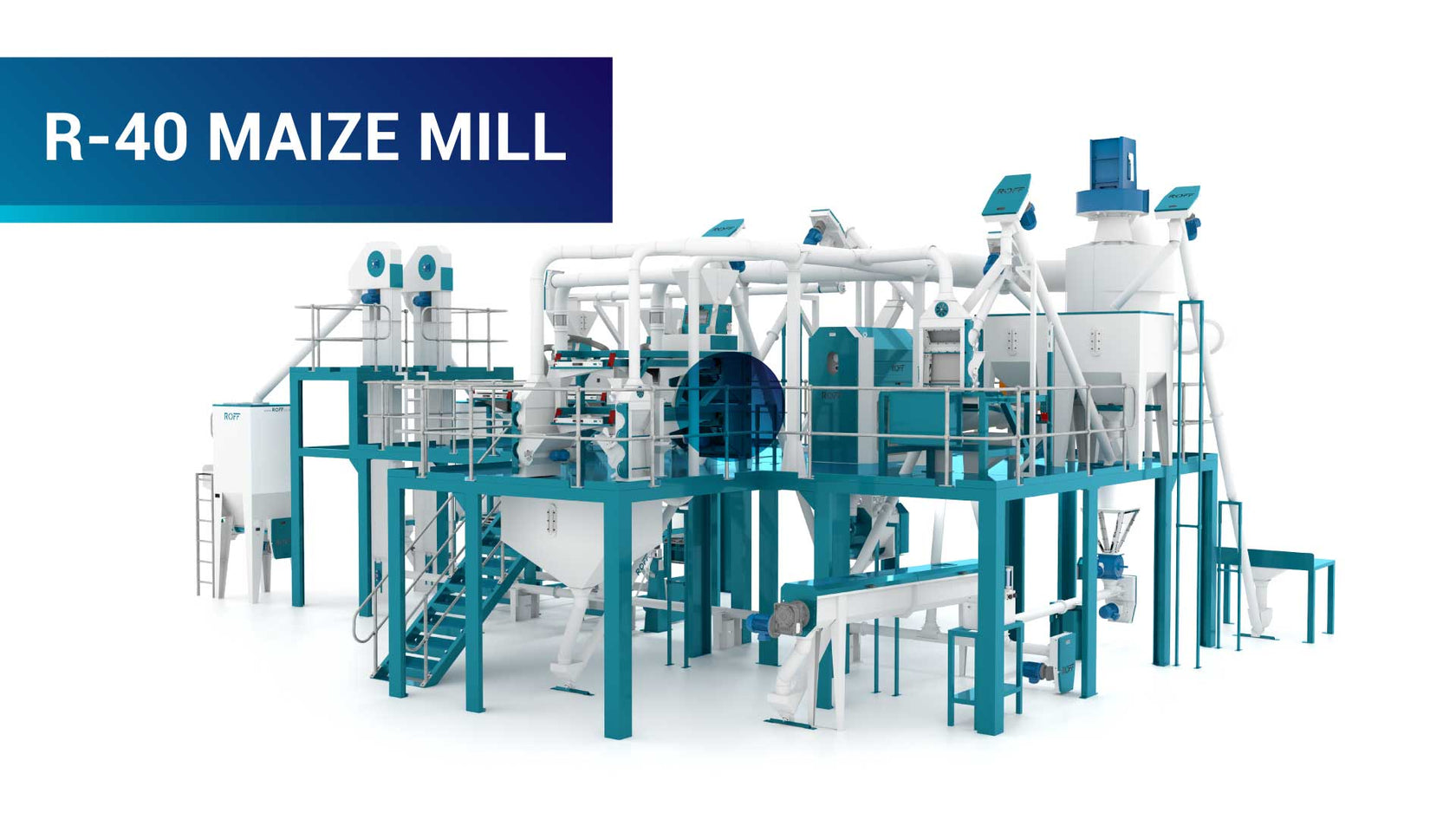 Roff R-40 maize mill video
