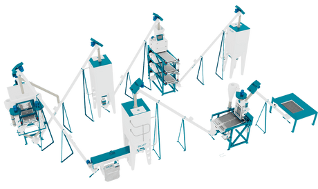 Roff SP-1 Edge 1 Ton Per hour Maize Mill