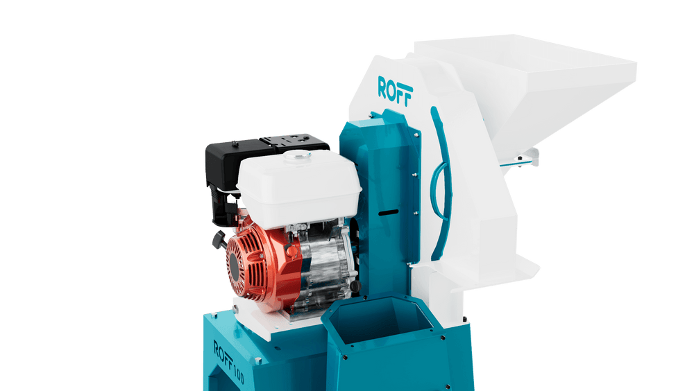 Roff Hammer Mill 100 Petrol 6.3kW rear