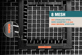 #8 Mesh | 304 Stainless Steel | 2680 Micron / 2.68mm Aperture (Hole Size) | 8 Mesh Wires per Inch | 0.5mm Wire Diameter | 1m x 1.32m