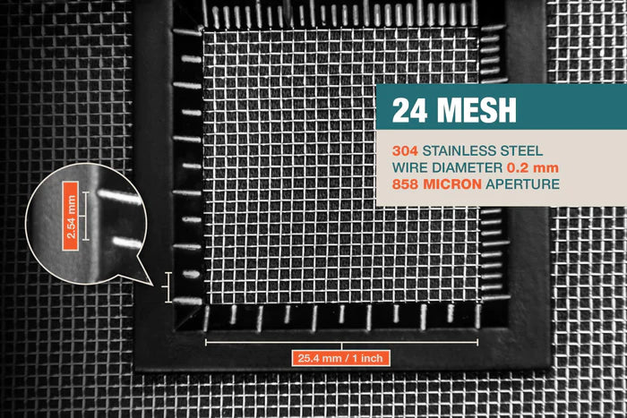 Pipe Insect Screen Insect Screen Mesh, 304 Stainless Steel, 1m x 1.32m