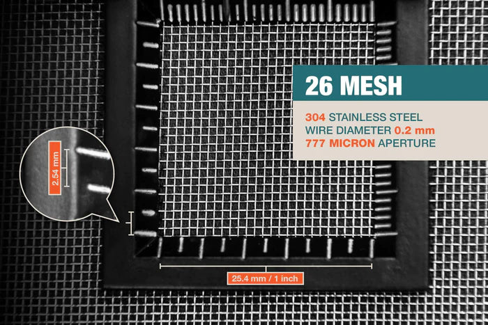 Insect Screen Mesh, 304 Stainless Steel, 1mx1.32m – Roff Milling