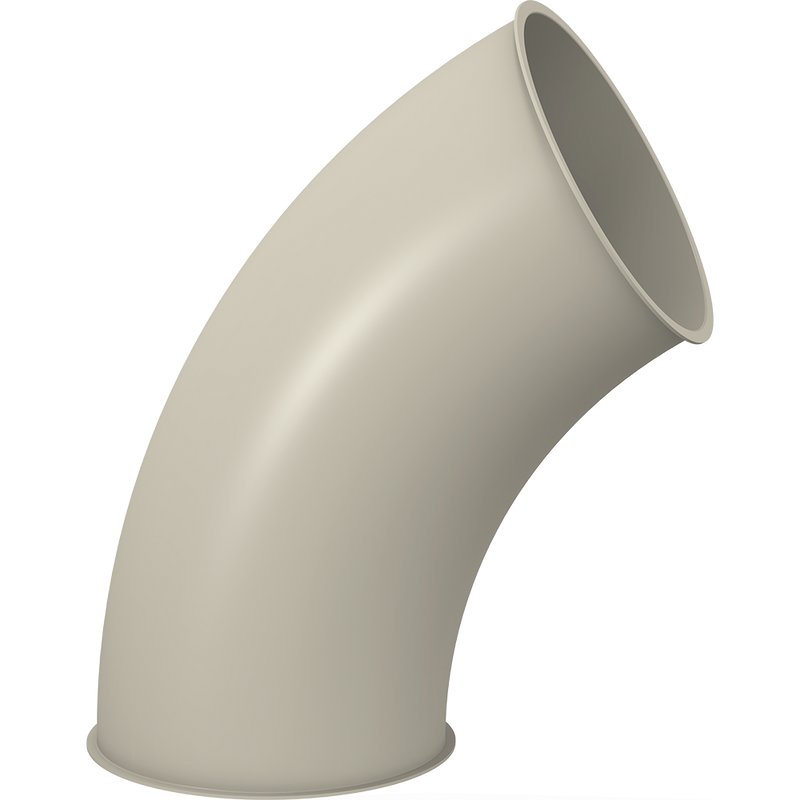 Bends R=2D - 60 degree | 175 diameter | 1.5mm thick | Powder coated 