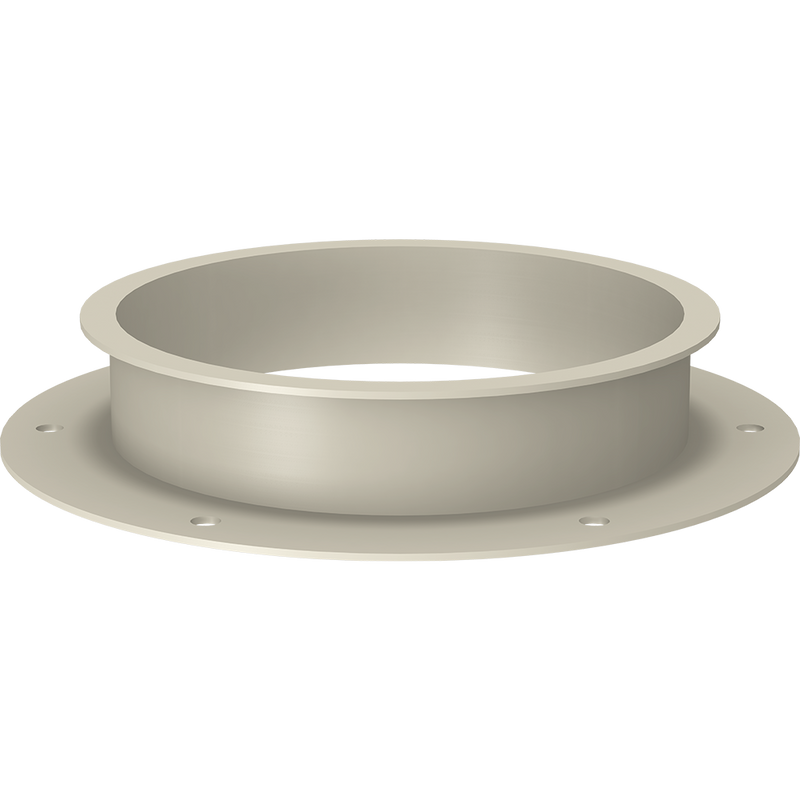 Connecting flange | 80 diameter | 1.5mm thick | Powder coated 