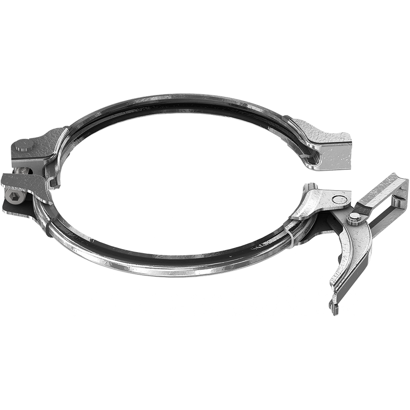 Quick Connect Clamp Pull Ring Galvanized 80 to 450mm diameter