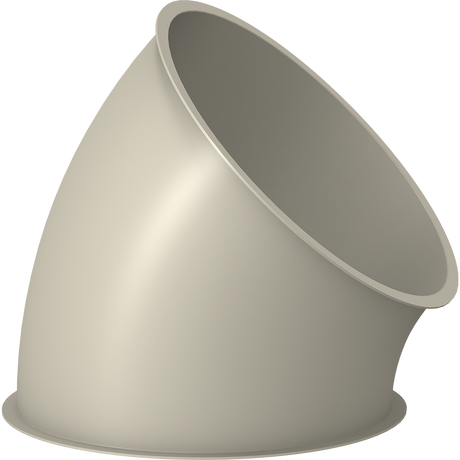 Segments 45 degree | 200 diameter | 1.5mm thick | Powder coated 
