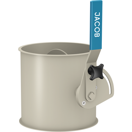 Throttle valves without seal - hand operated | 80 diameter | 1.5mm thick | Powder coated 