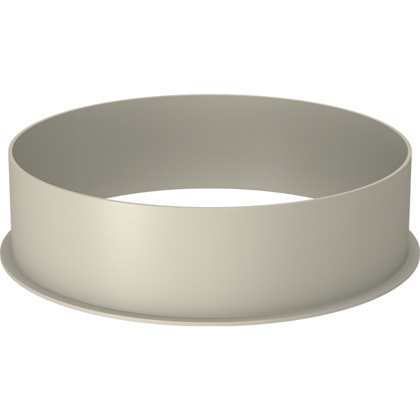 Welding ends 175 diameter | 55mm length - flanged on one side | 2mm thick | Powder coated 